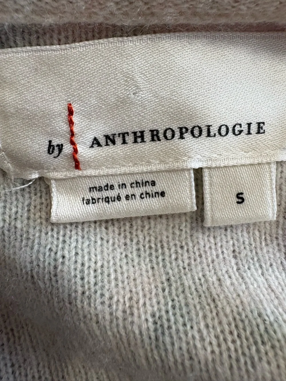 Anthropologie Multicolor Watercolor 100% Cashmere Crewneck Sweater - Picture 5 of 9